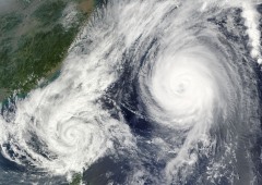 Hurricane Hurricanes seen from above