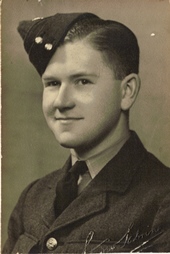 Peter Warsop in his airforce uniform