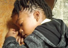 Small child having a doze