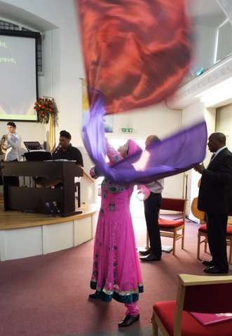 Dancing in worship